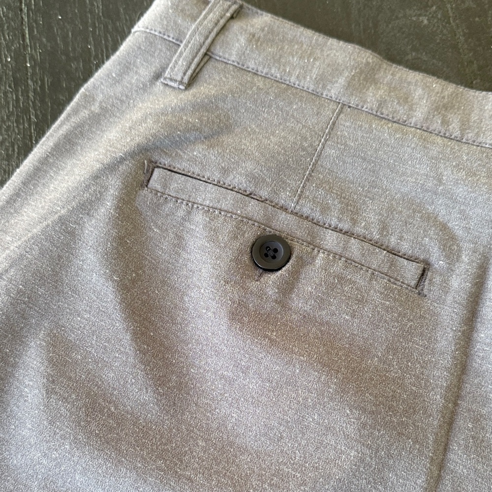 Ocean Current Stone Gray Flat Front Shorts - image 6